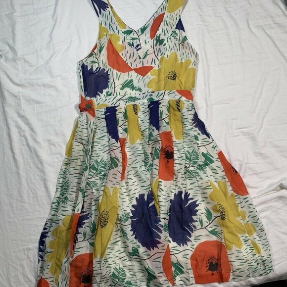 Girls from Savoy Primary Blooms Silk Floral Dress - Picture 6 of 11